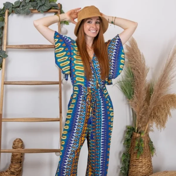 K188- Combinaison Isla Bonita (S-Xl) - bleu-canard - 42