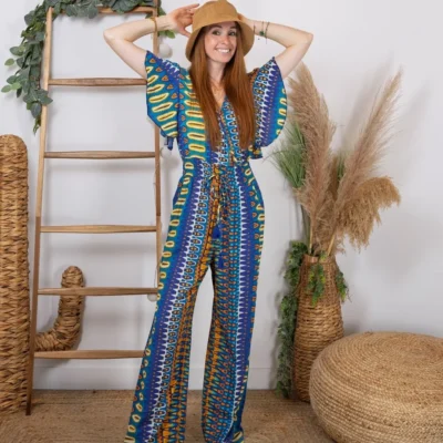 K188- Combinaison Isla Bonita (S-Xl) - bleu-canard - 42