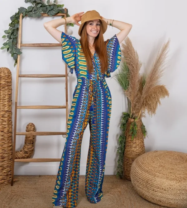 K188- Combinaison Isla Bonita (S-Xl) - bleu-canard - 42