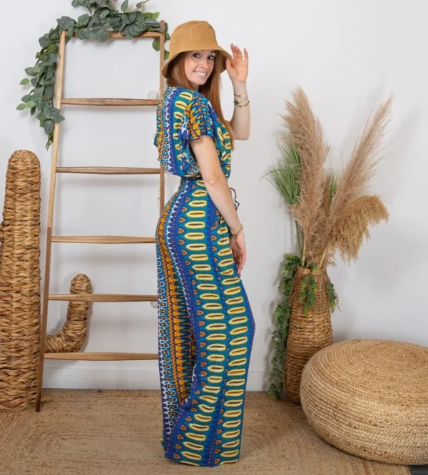 K188- Combinaison Isla Bonita (S-Xl) - bleu-canard - 42