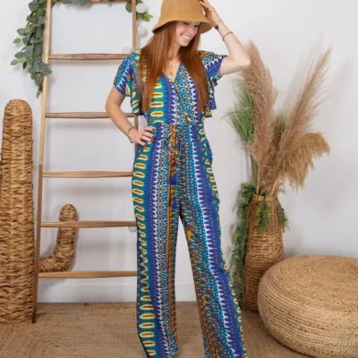 K188- Combinaison Isla Bonita (S-Xl) - bleu-canard - 42