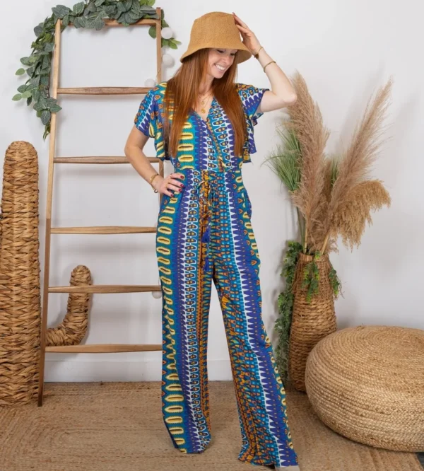 K188- Combinaison Isla Bonita (S-Xl) - bleu-canard - 42