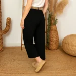 Pantalon court Coupe Flare (Tu) - noir - taille-unique