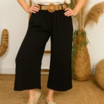 Pantalon court Coupe Flare (Tu) - noir - taille-unique