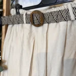 Pantalon court Coupe Flare (Tu) - beige - taille-unique