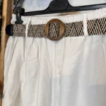 Pantalon court Coupe Flare (Tu) - blanc - taille-unique