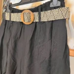 Pantalon court Coupe Flare (Tu) - noir - taille-unique