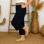 Pantalon court Coupe Flare (Tu) - marine - taille-unique
