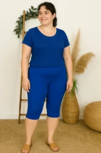 Pantacourt Christy (T42-T52) - bleu-royal - 52