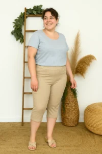 Pantacourt Christy (T42-T52) - beige-clair - 52