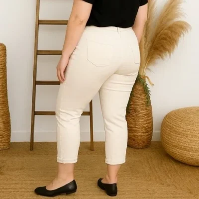 P103- Jean 7/8ème Voggo (T42-T50) - ecru - 50