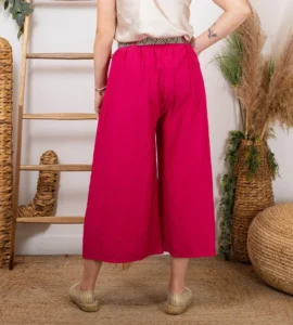 Pantalon court Coupe Flare (Tu) - fuchsia - taille-unique
