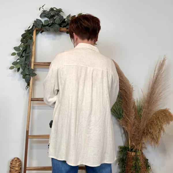 K259- Blouse « Version Féminin » (T36-T40) - beige - 40