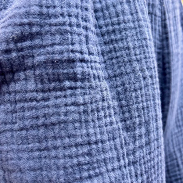 L784- Pantalon gaze de coton (TU) - marine - taille-unique