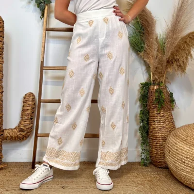 L784- Pantalon « Version Féminin » (T36-T40) - beige - 40