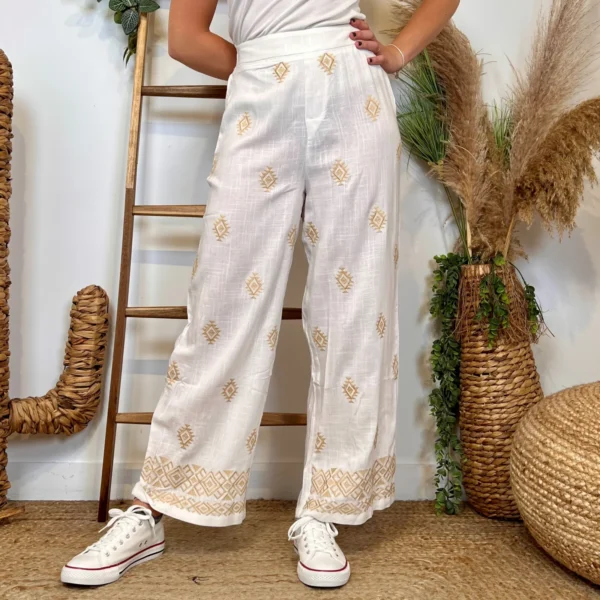 L784- Pantalon « Version Féminin » (T36-T40) - beige - 40