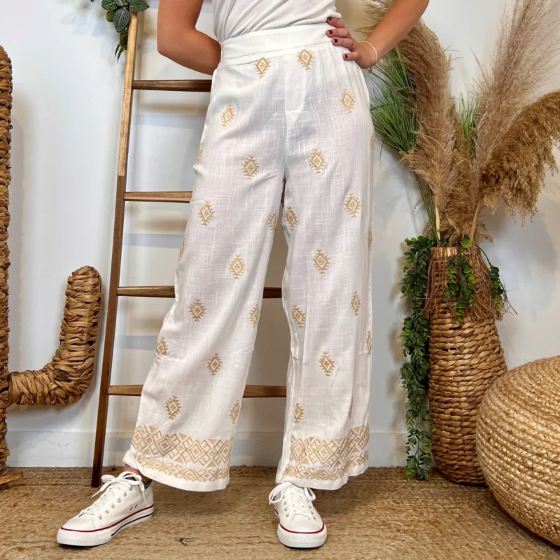 L784- Pantalon « Version Féminin » (T36-T40) - beige-camel - 40