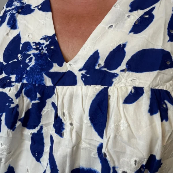 K131 - Robe-Short Imprimée (T40-T48) - blanc - 48