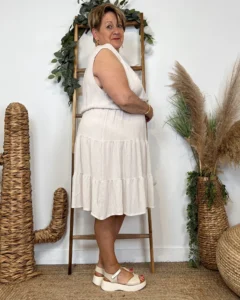 Robe habillée Grande Taille - beige - taille-unique-grande-taille