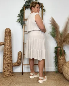 Robe habillée Grande Taille - beige - taille-unique-grande-taille