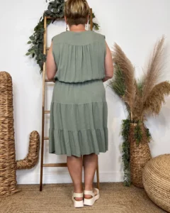 Robe habillée Grande Taille - kaki - taille-unique-grande-taille