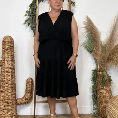 Z345- Robe C’Mélodie (Gt) 🇮🇹 - noir - taille-unique-grande-taille