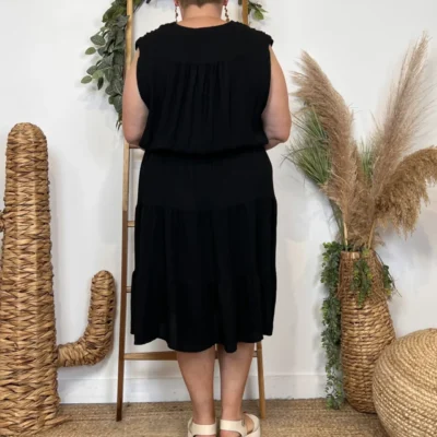 Z345- Robe C’Mélodie (Gt) 🇮🇹 - noir - taille-unique-grande-taille