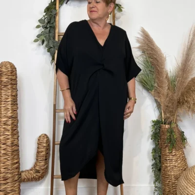 Z140- Robe Loose (Gt) 🇮🇹 - noir - taille-unique-grande-taille