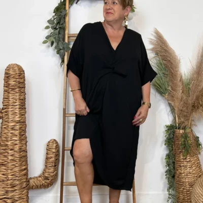 Z140- Robe Loose (Gt) 🇮🇹 - noir - taille-unique-grande-taille