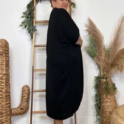 Z140- Robe Loose (Gt) 🇮🇹 - noir - taille-unique-grande-taille