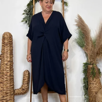 Z140- Robe Loose (Gt) 🇮🇹 - marine - taille-unique-grande-taille