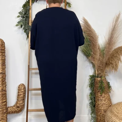 Z140- Robe Loose (Gt) 🇮🇹 - marine - taille-unique-grande-taille