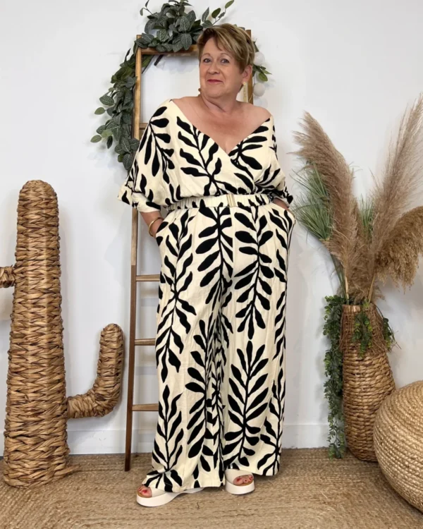 K169 - Combinaison Maëlle (T40-T48) - ecru - 48