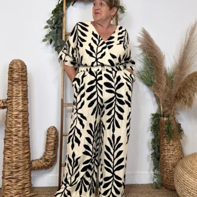 K169 - Combinaison Maëlle (T40-T48) - ecru - 48