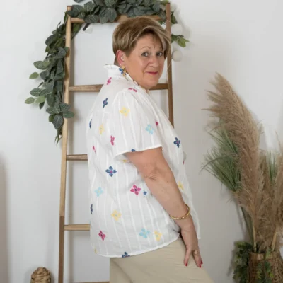 K254- Chemise By One (T40-T48) 🌸 - blanc - 48