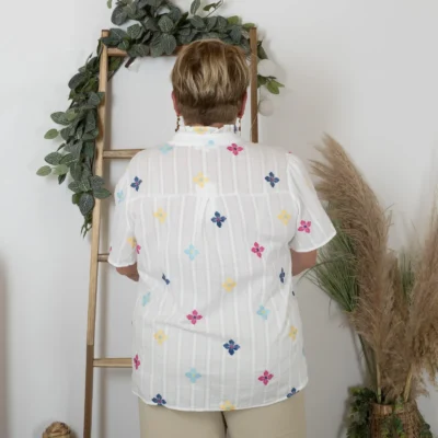 K254- Chemise By One (T40-T48) 🌸 - blanc - 48