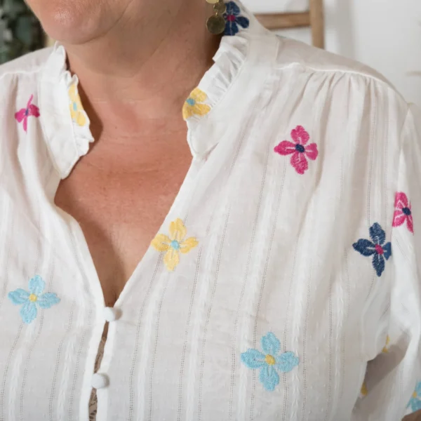 K254- Chemise By One (T40-T48) 🌸 - blanc - 48