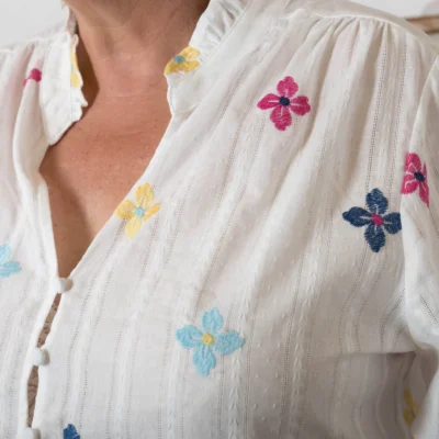 K254- Chemise By One (T40-T48) 🌸 - blanc - 48