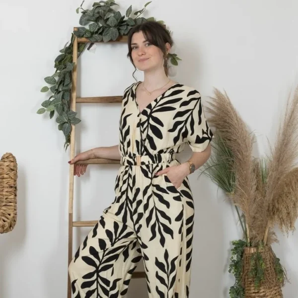 K170- Combinaison Maëlle (T36-T40) - ecru - 38