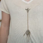T-Shirt « Girafe» (TU) - beige - taille-unique