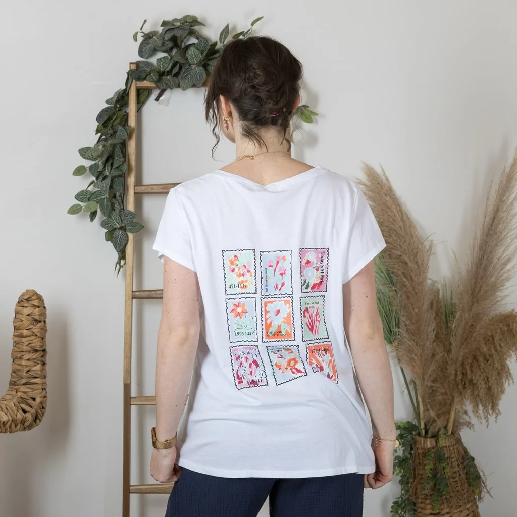 K176- T-Shirt "Timbres" (Tu) 🇮🇹