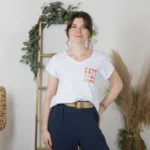 I953 - T-Shirt "More Olives" (TU) - blanc - taille-unique