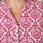 Tunique Rosaces (T44-T52) - fuchsia - 52