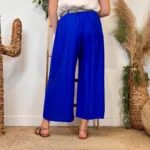 Pantalon court Coupe Flare (Tu) - bleu-royal - taille-unique