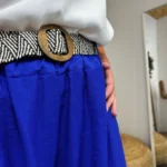 Pantalon court Coupe Flare (Tu) - bleu-royal - taille-unique