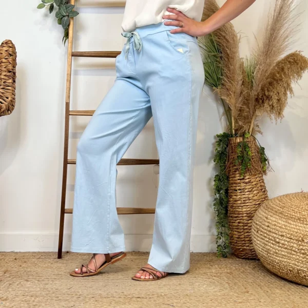 L742- Jogg Flare (Tu) - bleu-ciel - taille-unique