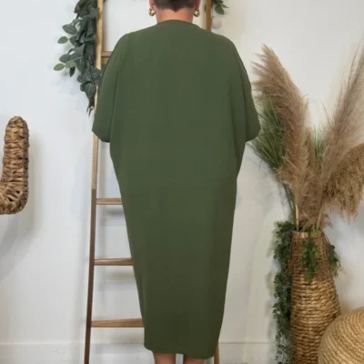 Z140- Robe Loose (Gt) 🇮🇹 - kaki - taille-unique-grande-taille