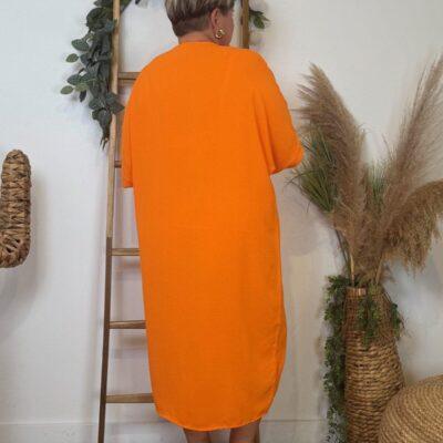 Z140- Robe Loose (Gt) 🇮🇹 - orange - taille-unique-grande-taille
