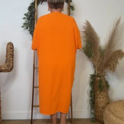 Z140- Robe Loose (Gt) 🇮🇹 - orange - taille-unique-grande-taille