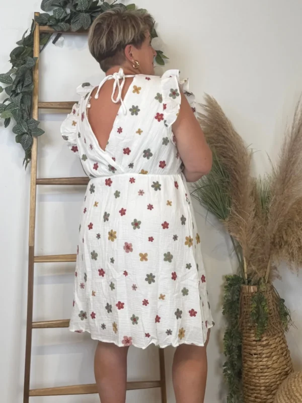 K302 - Robe coton "By One" (T40-T48) - blanc - 48